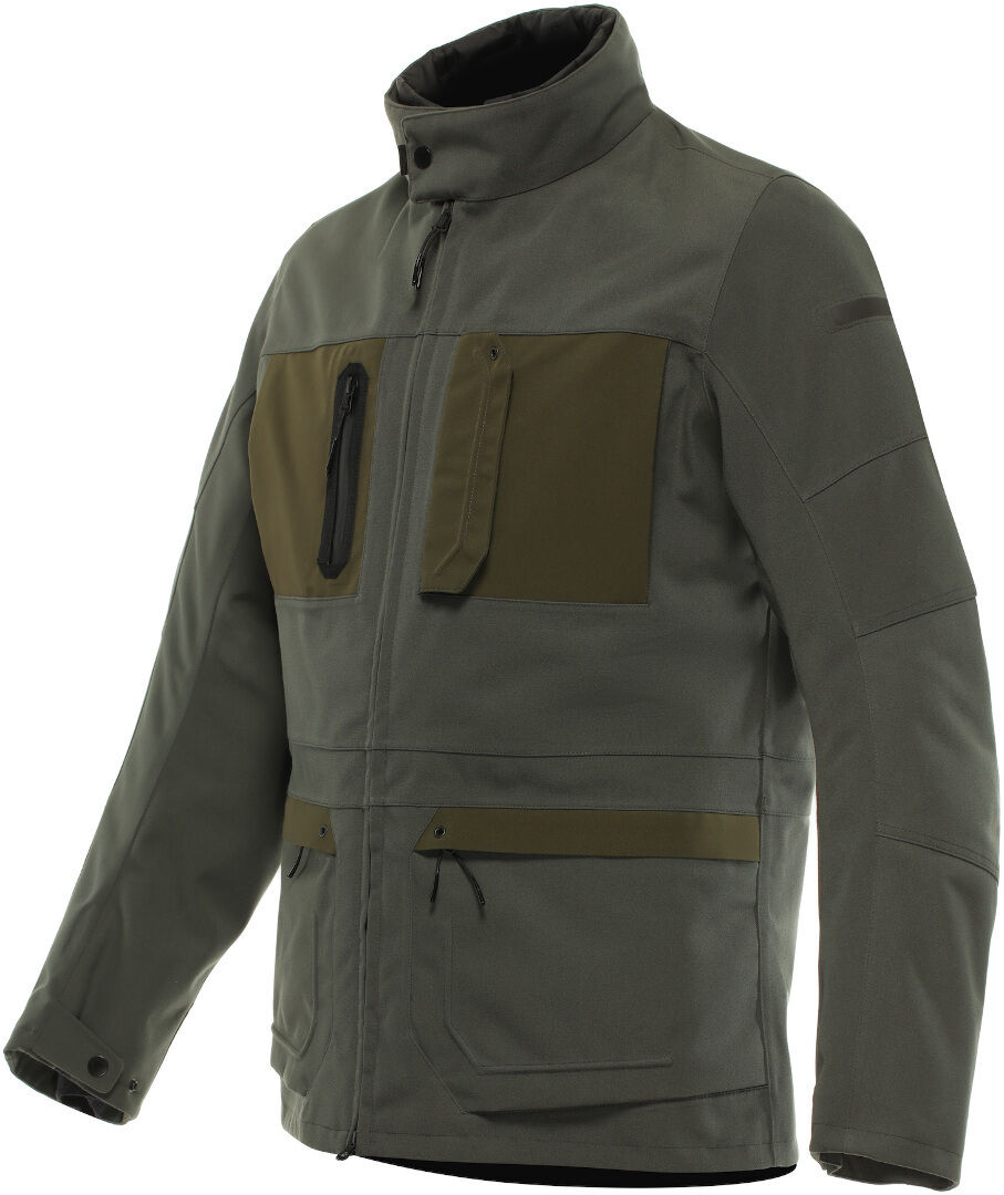 Dainese Lambrate Absoluteshell Pro chaqueta textil impermeable para motocicletas - Verde (56)