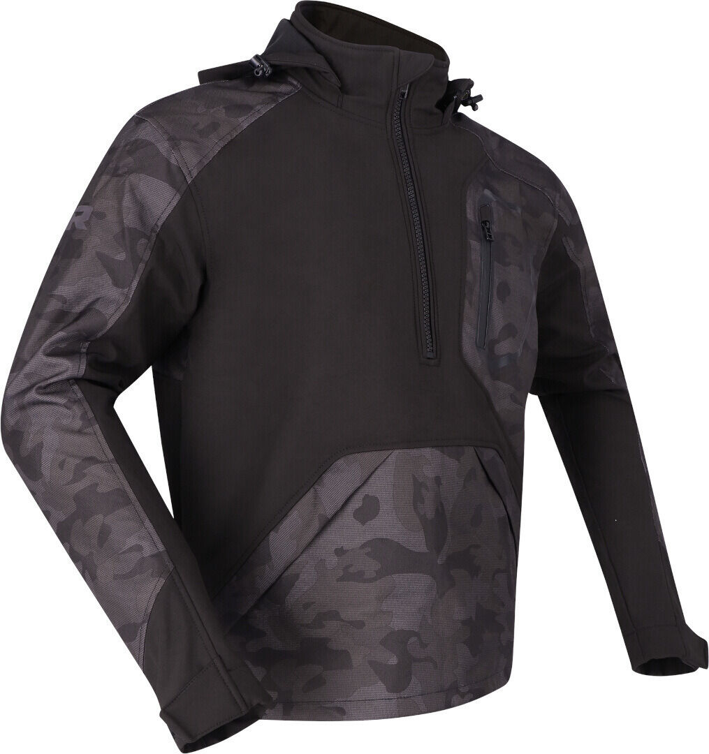 Richa Berlin Camo Chaqueta textil de moto - Negro Multicolor (3XL)