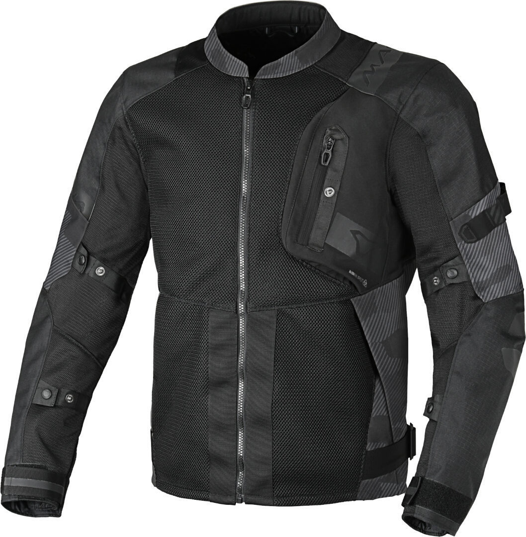 Macna Raddic Camo Chaqueta textil de moto - Negro Multicolor (2XL)