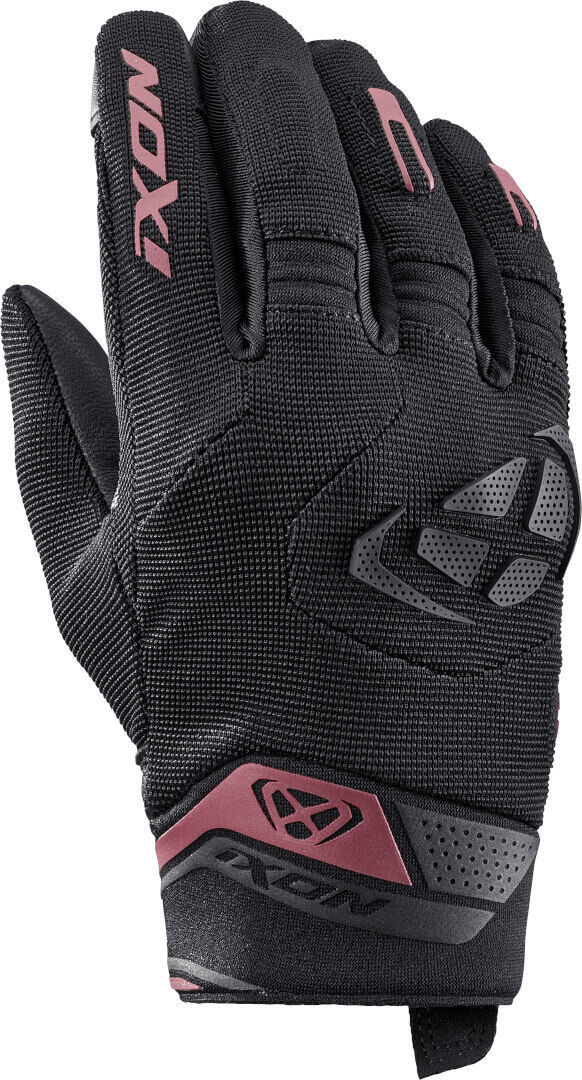 Ixon Mig 2 Guantes de moto para mujer - Negro Rojo (2XL)