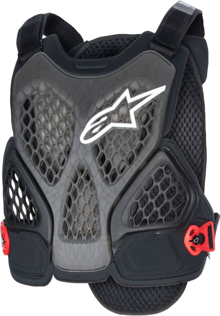 Alpinestars A-6 PLASMA Chaleco protector de bicicleta - Negro Rojo