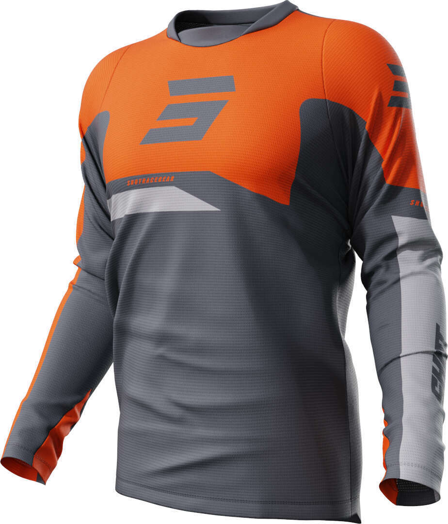 Shot Devo Star Maillot de motocross - Gris Naranja (3XL)