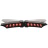 SHIN YO LED luz trasera X-WING, carcasa negra - Negro