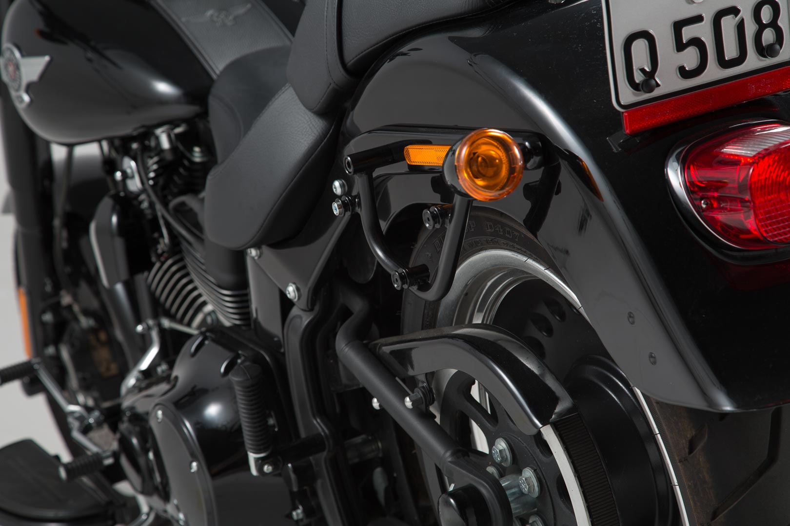 SW-Motech SLC soporte lateral izqiuerda - Harley Davidson Softail modelos. -