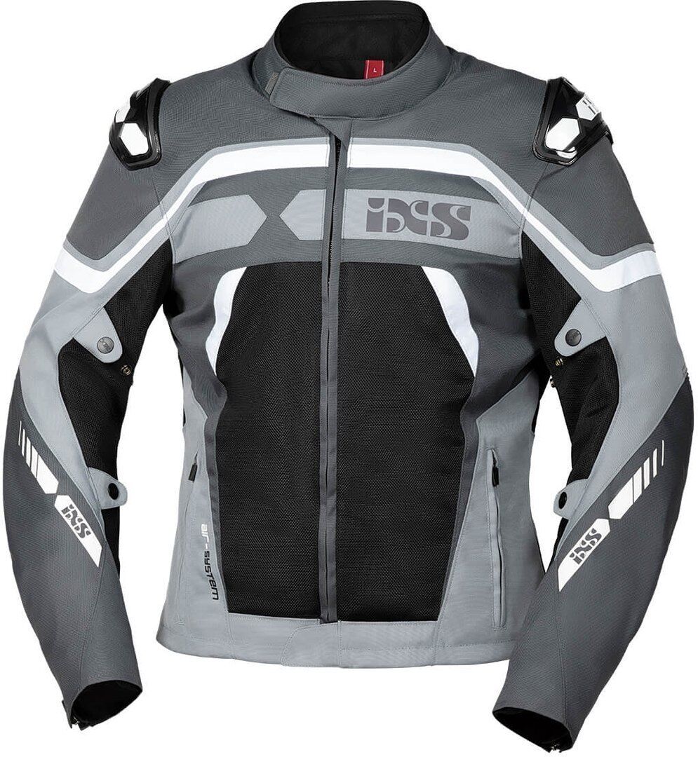 IXS Sport RS-700-Air Chaqueta textil para motocicletas - Gris (M)