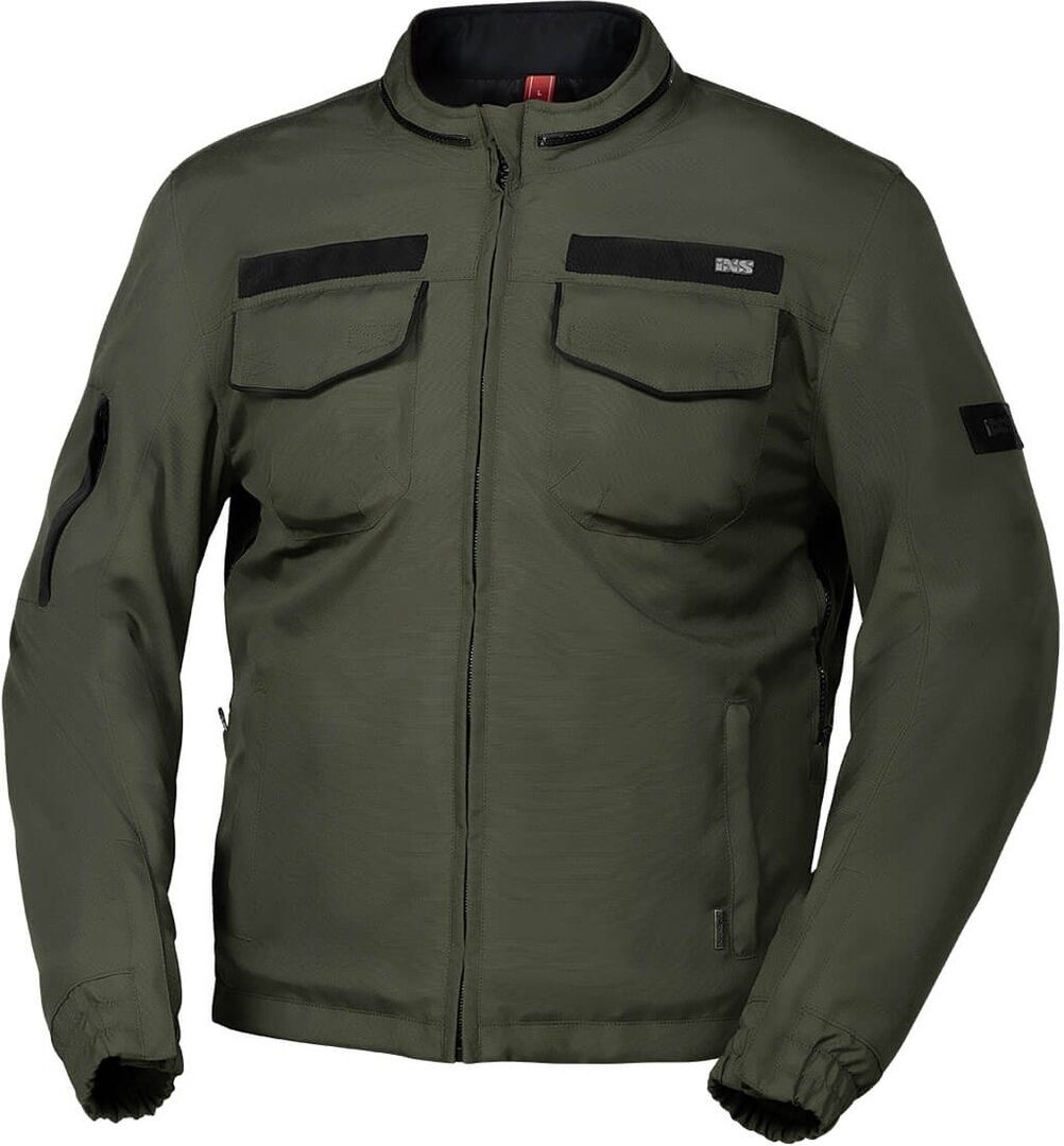 IXS Classic Baldwin-ST Chaqueta textil impermeable para motocicletas - Verde