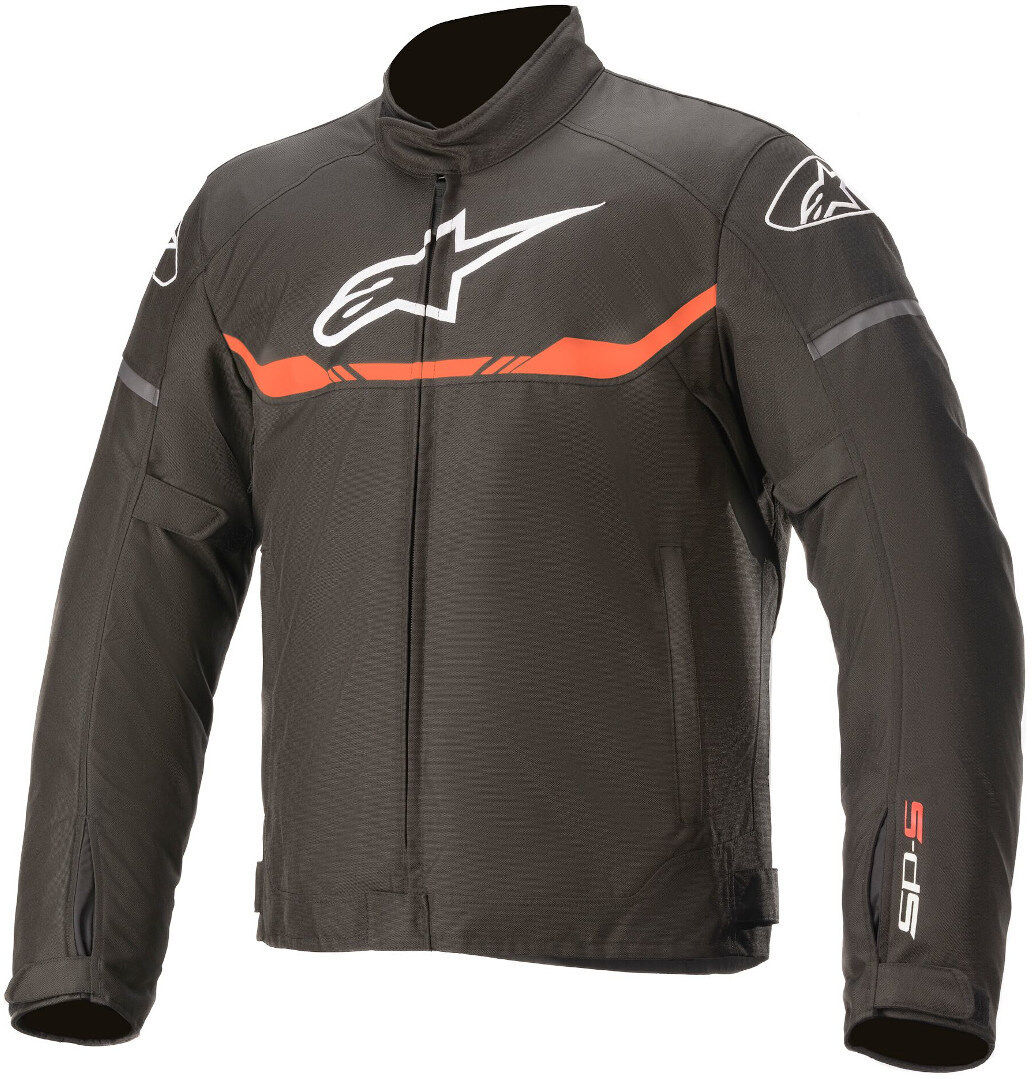 Alpinestars T-SPS WP Chaqueta textil para motocicletas - Negro Rojo