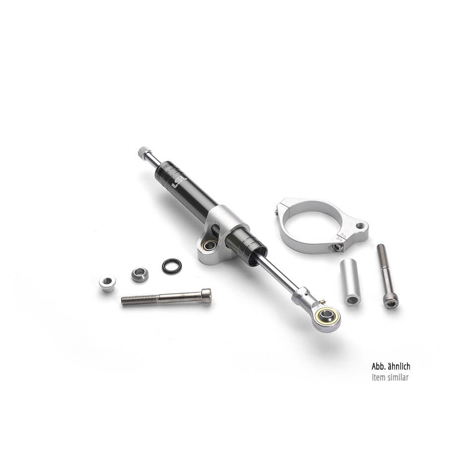 LSL Kit amortiguador de dirección KAWASAKI ZX-9R 02- 03, titanio - Plata