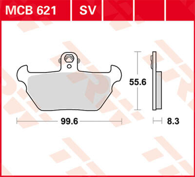 TRW Lucas Forro de freno MCB621 -