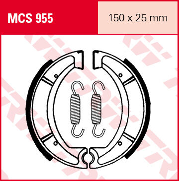 TRW Lucas Zapatos de freno MCS955 -