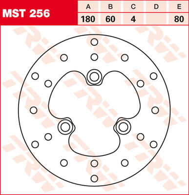 TRW Lucas Disco de freno MST256, rígido -