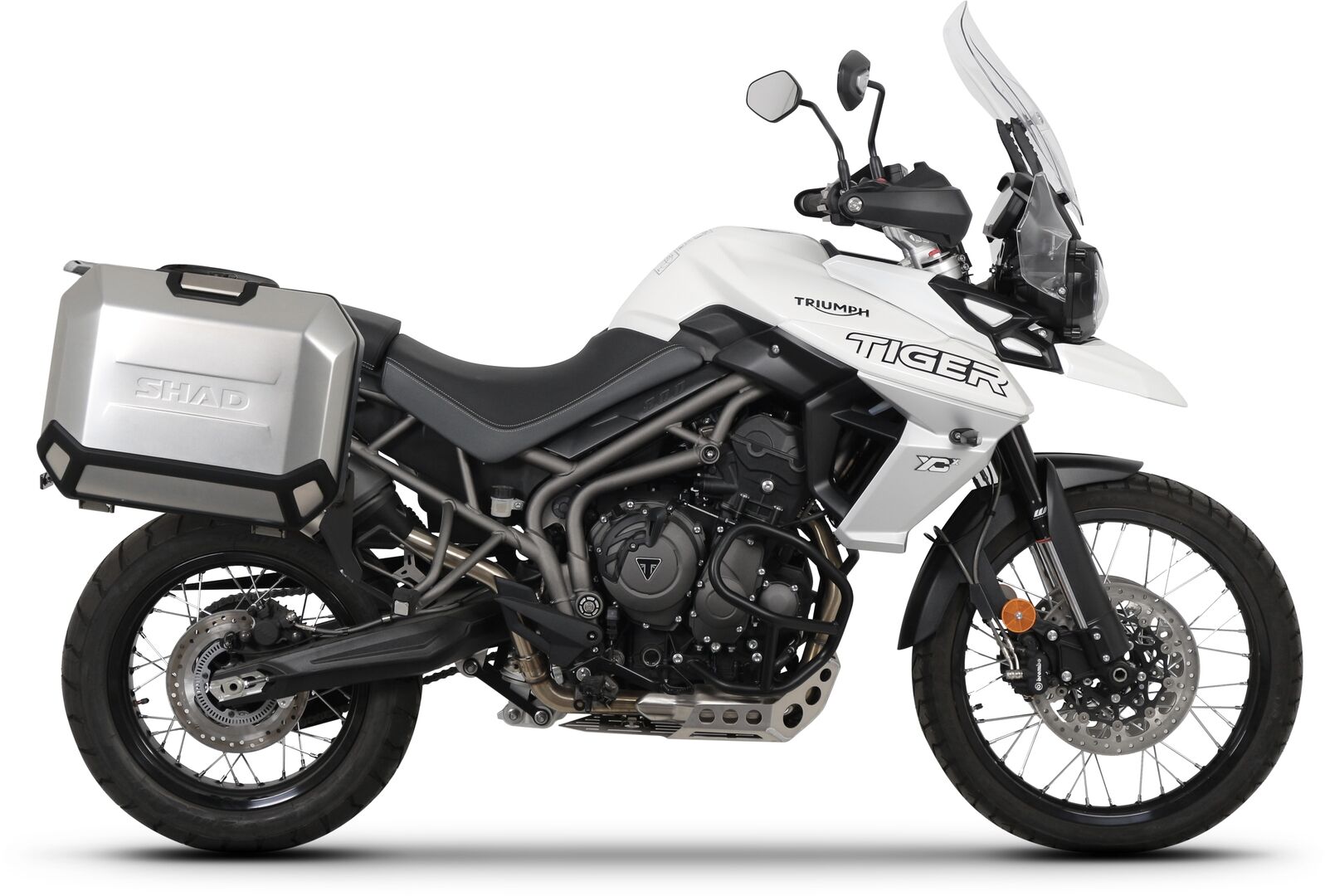 SHAD 4P SYSTEM TRIUMPH TIGER 800 Portador de caja lateral -