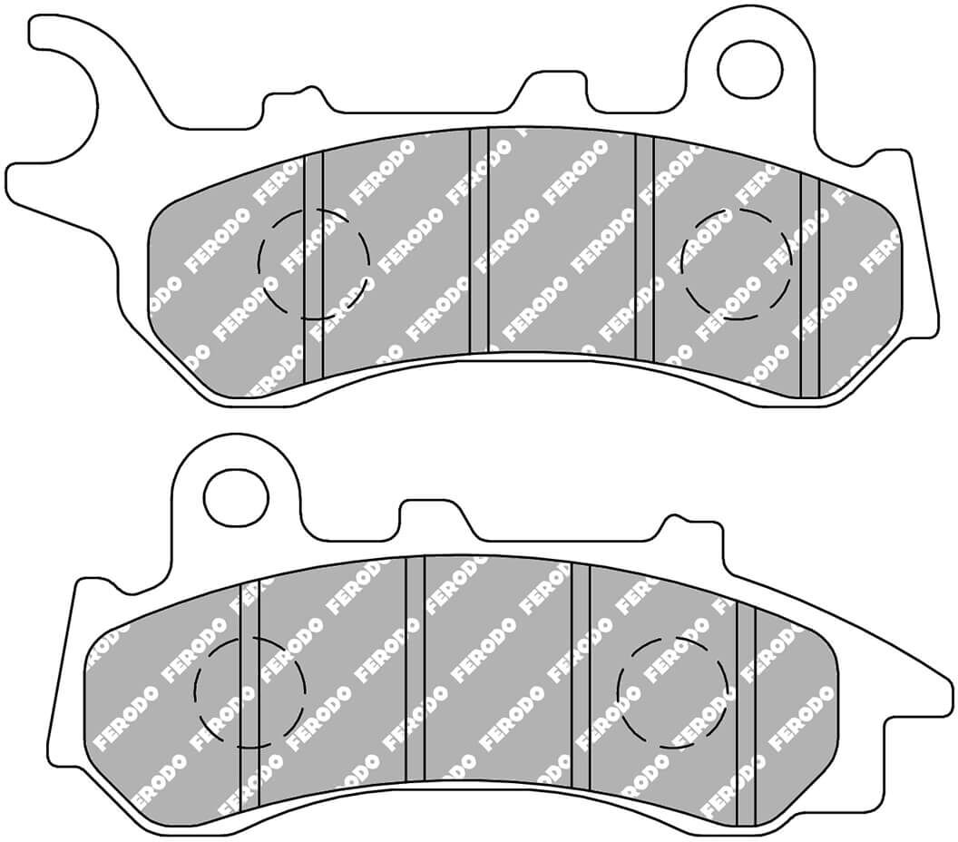 Ferodo Almohadilla de freno  eco-fricción FDB2319EF -