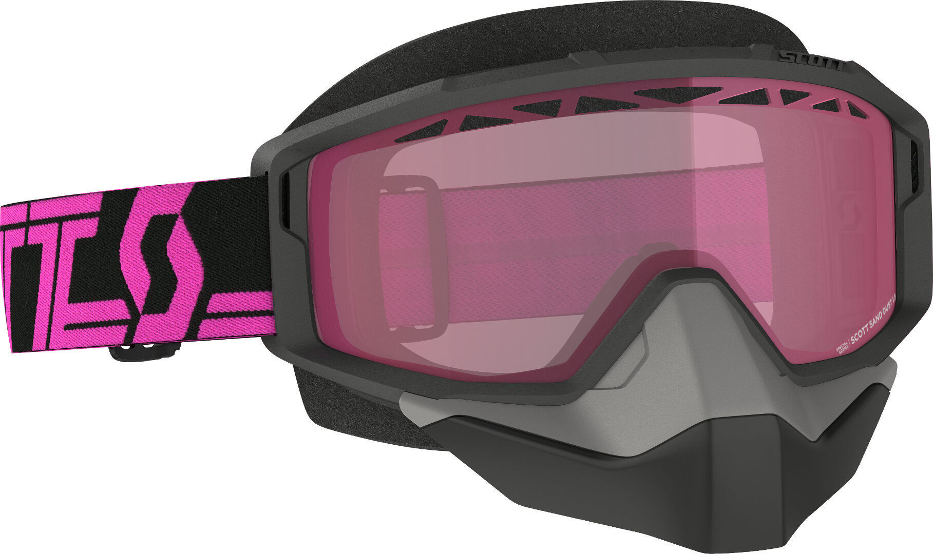 Scott Primal Gafas de nieve negras/rosas - Negro Rosa (un tamaño)