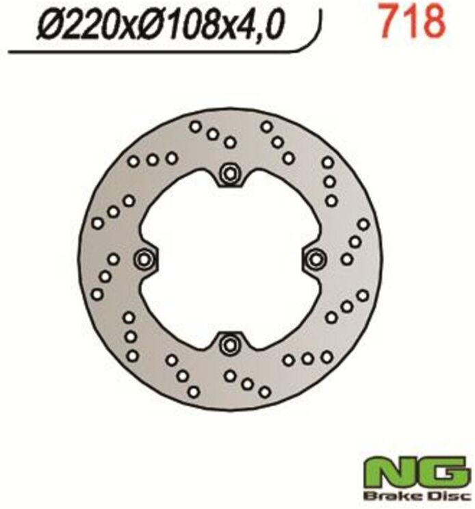 NG BRAKE DISC NG BRAKES Disco de freno fijo redondo -