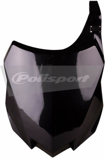 POLISPORT Placa frontal negra Kawasaki KX250F/KX450F -