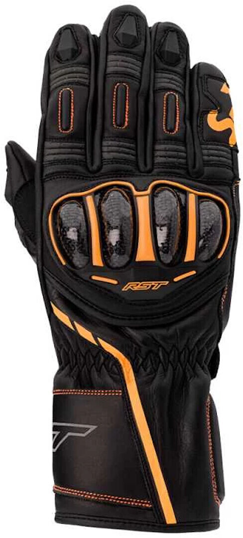 RST S1 Guantes de motocicleta - Negro Naranja