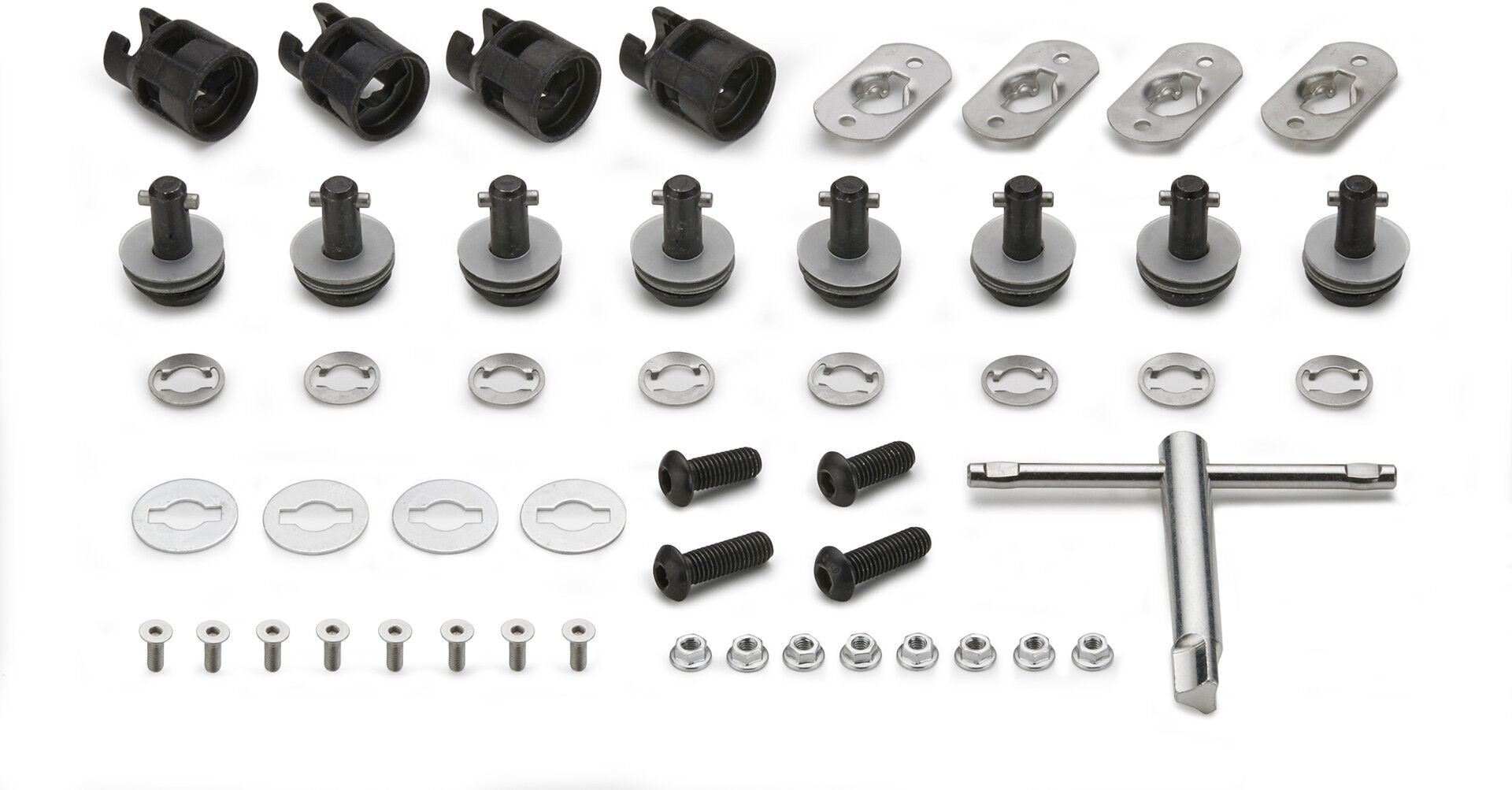 GIVI Kit de conversión de portamatóleos laterales  en soporte de caja lateral Rapid Fitting, para varios tipos de vehículos. Modelos (ver más abajo) Kit de conversión de portaequipajes de alforja lateral -