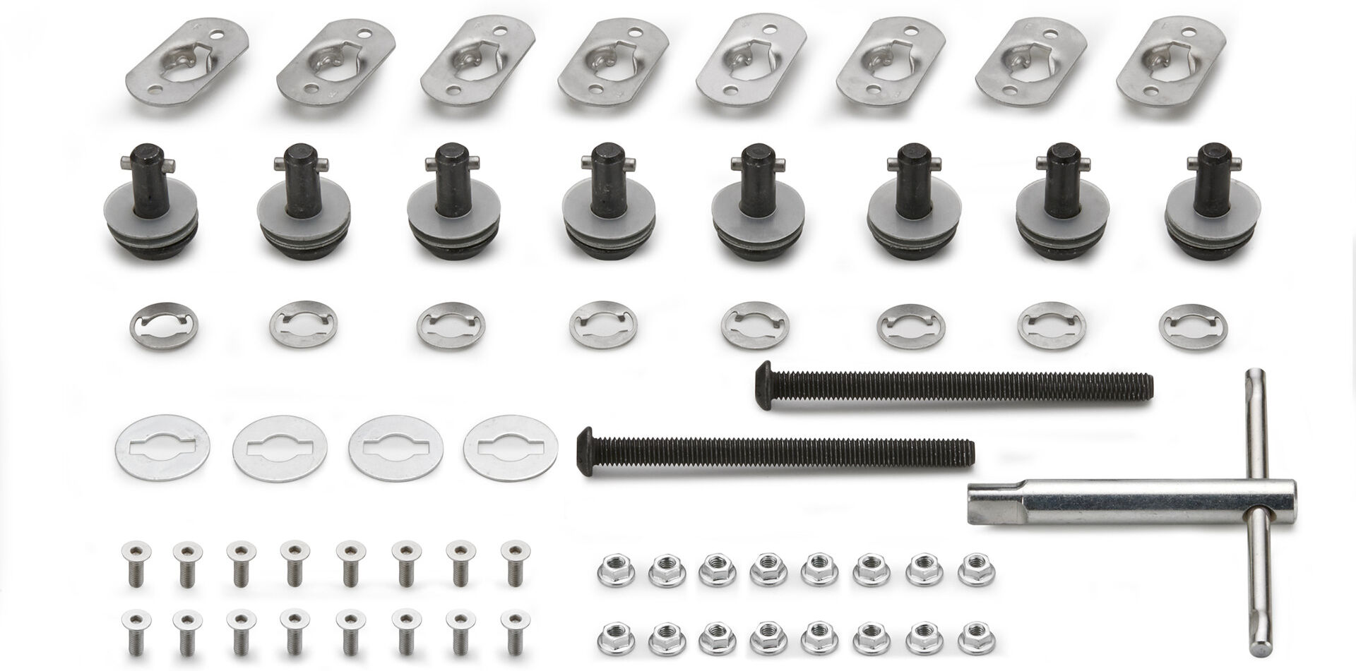 GIVI Kit de conversión de portamatóleos laterales  en soporte de caja lateral Rapid Fitting, para varios tipos de vehículos. Modelos (ver más abajo) Kit de conversión de portaequipajes de alforja lateral -