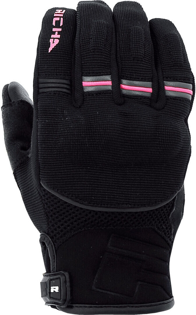 Richa Scope Guantes de moto para mujer - Negro Rosa (XS)