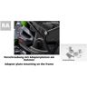 LSL Freno lateral SlideWing Kit 550K134.3, KAWASAKI ER-6f 09-11 - Plata