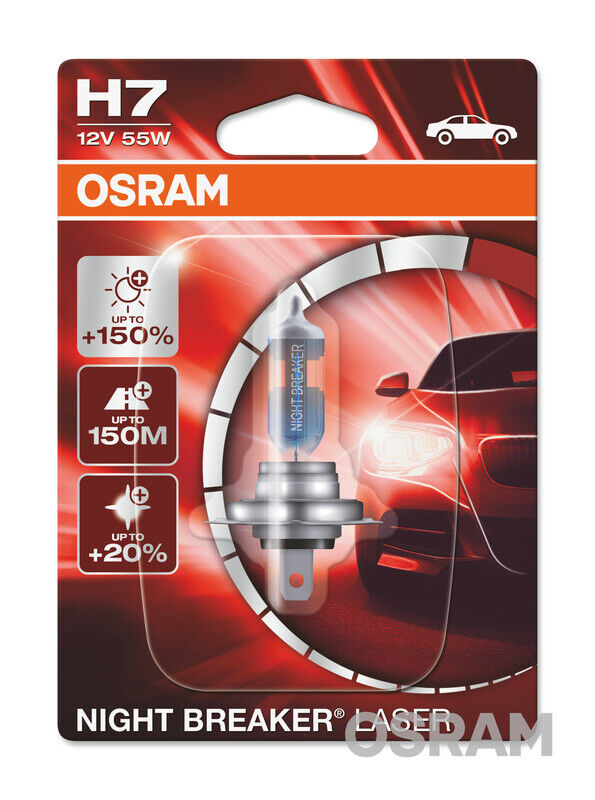 OSRAM Bombilla Night Breaker Laser H7 12V 55W - x1 -
