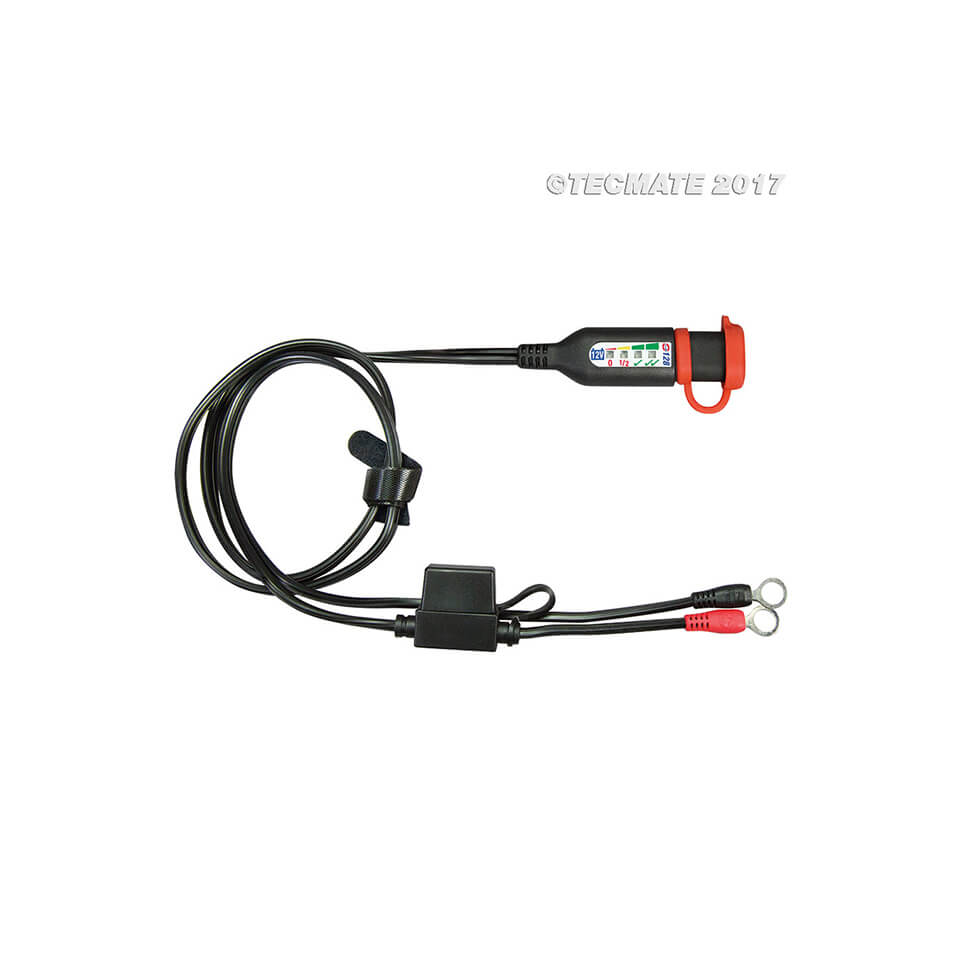 OPTIMATE Monitor de estado de la batería para instalación fija con cable de ojal (No.128) -