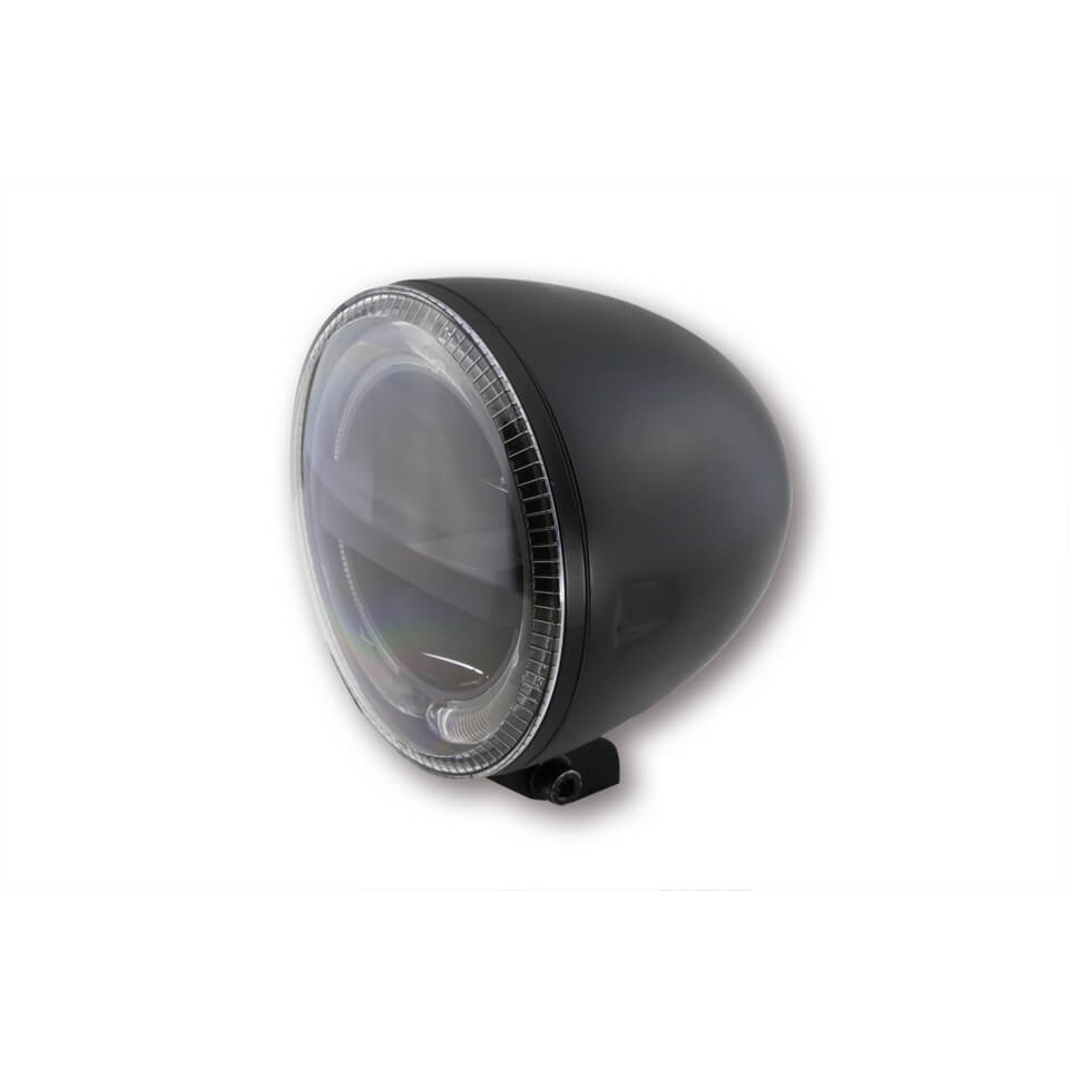 HIGHSIDER 5 3/4 pulgadas LED headlight CIRCLE, negro - Negro