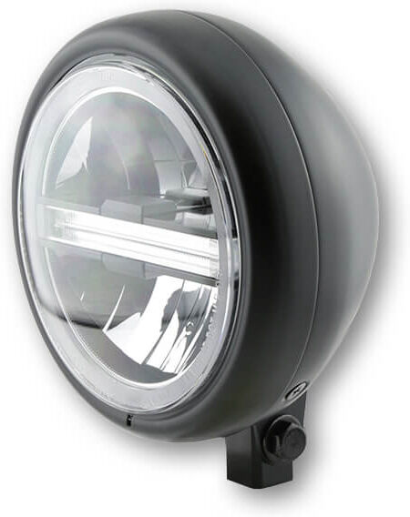 HIGHSIDER 5 3/4 pulgadas LED foco PECOS TYP 6 con TFL, negro mate - Negro