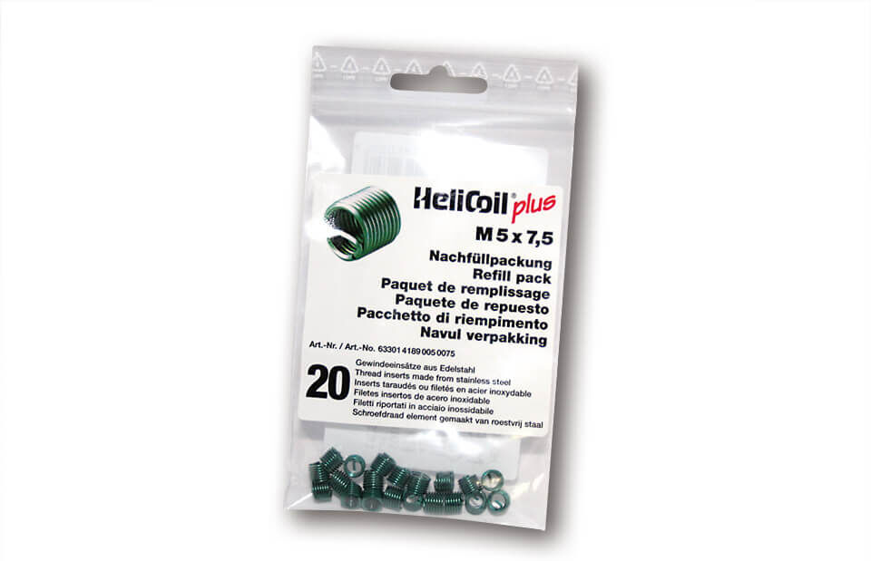 HELICOIL Paquete de recarga Insertos roscados M 5 -