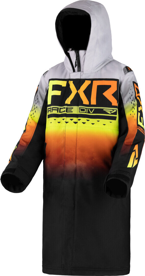 FXR Warm-Up 2023 Abrigo para motos de nieve juveniles - Negro Gris (XS)