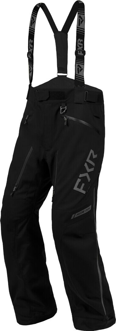 FXR Helium X Pantalones baberos para motos de nieve - Negro (4XL)