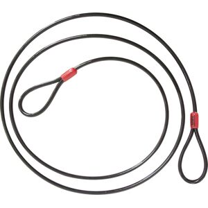 Abus Cobra Cable de acero - Negro (180 cm)