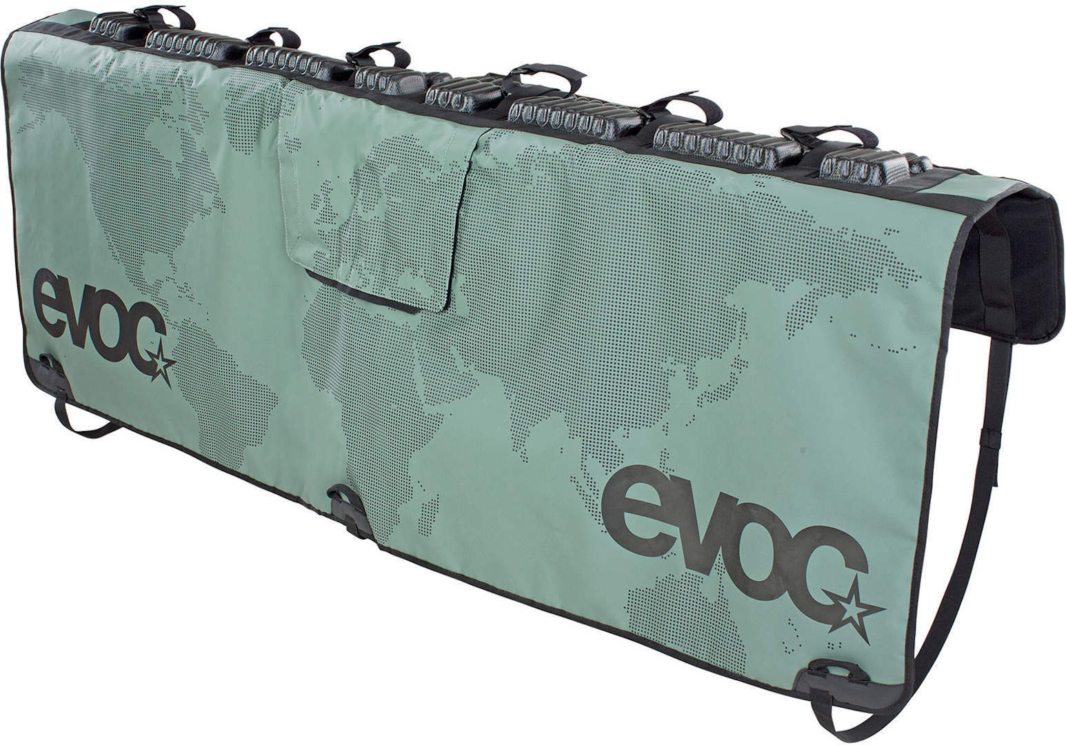 Evoc Tailgate Pad Protección del transporte - Verde (XL)