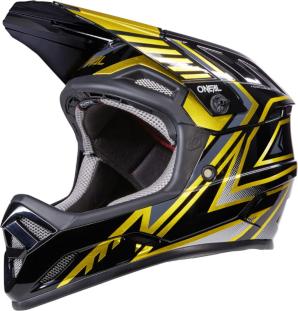 Oneal Backflip Knox Casco cuesta abajo - Negro Oro (XL)