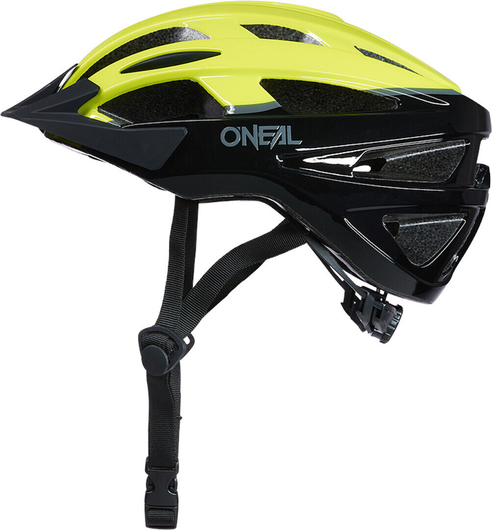 Oneal Outcast Split V.22 Casco de bicicleta - Negro Amarillo (L XL)
