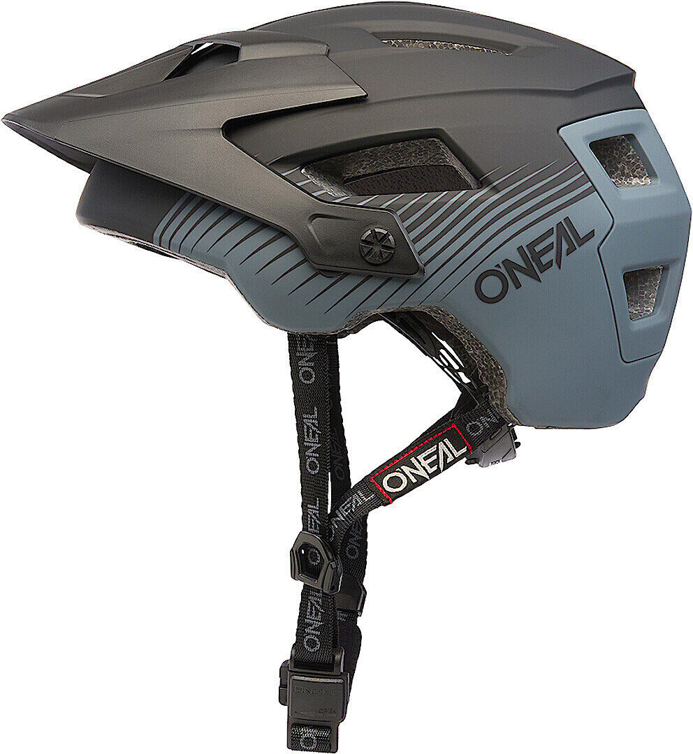 Oneal Defender Grill Casco de bicicleta - Negro Gris (L XL)