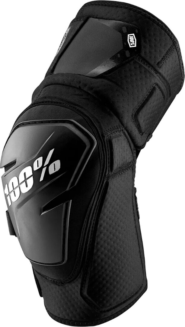 100% Fortis Protectores de rodilla para bicicletas - Negro (L XL)