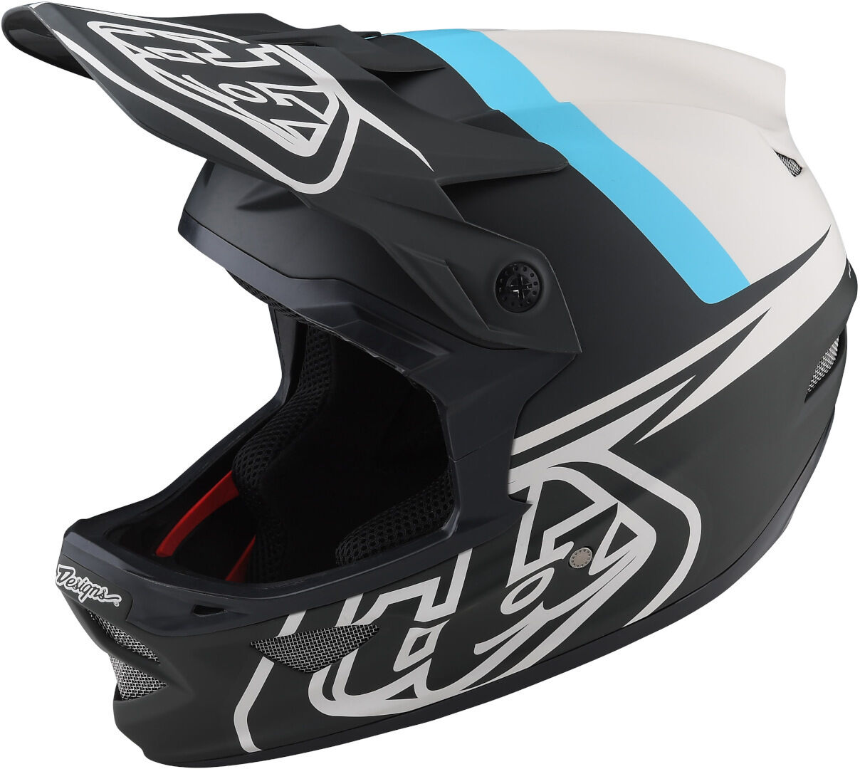 Lee D3 Fiberlite Slant Casco de descenso - Gris Verde (L)