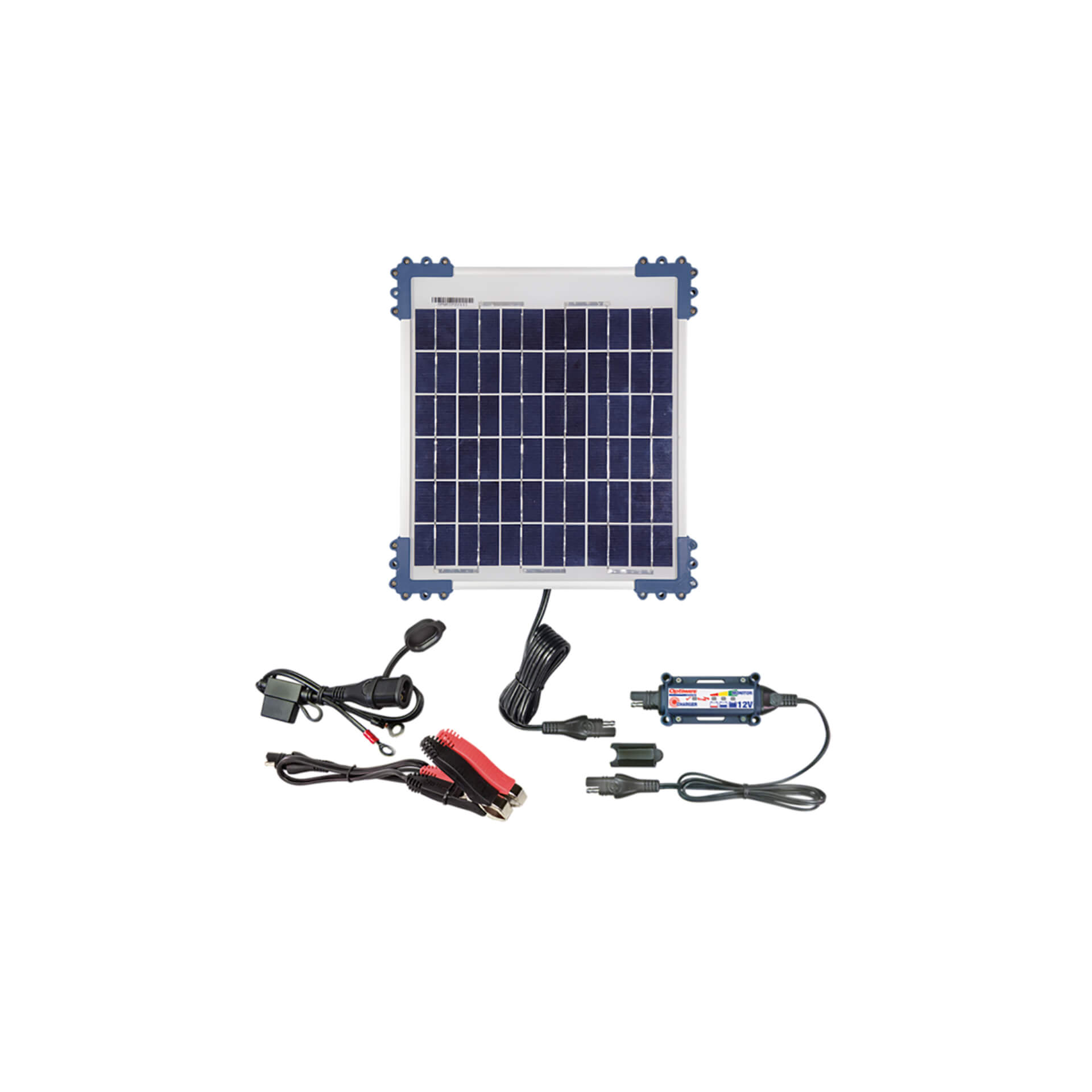 OPTIMATE Cargador  Solar DUO de 10 vatios para plomo/GEL/AGM/LFP -