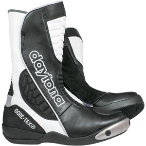 Daytona Strive GTX Gore-Tex Botas de moto impermeables - Negro Blanco (39)