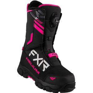 FXR Helium BOA Botas para motos de nieve - Negro Rosa (41)