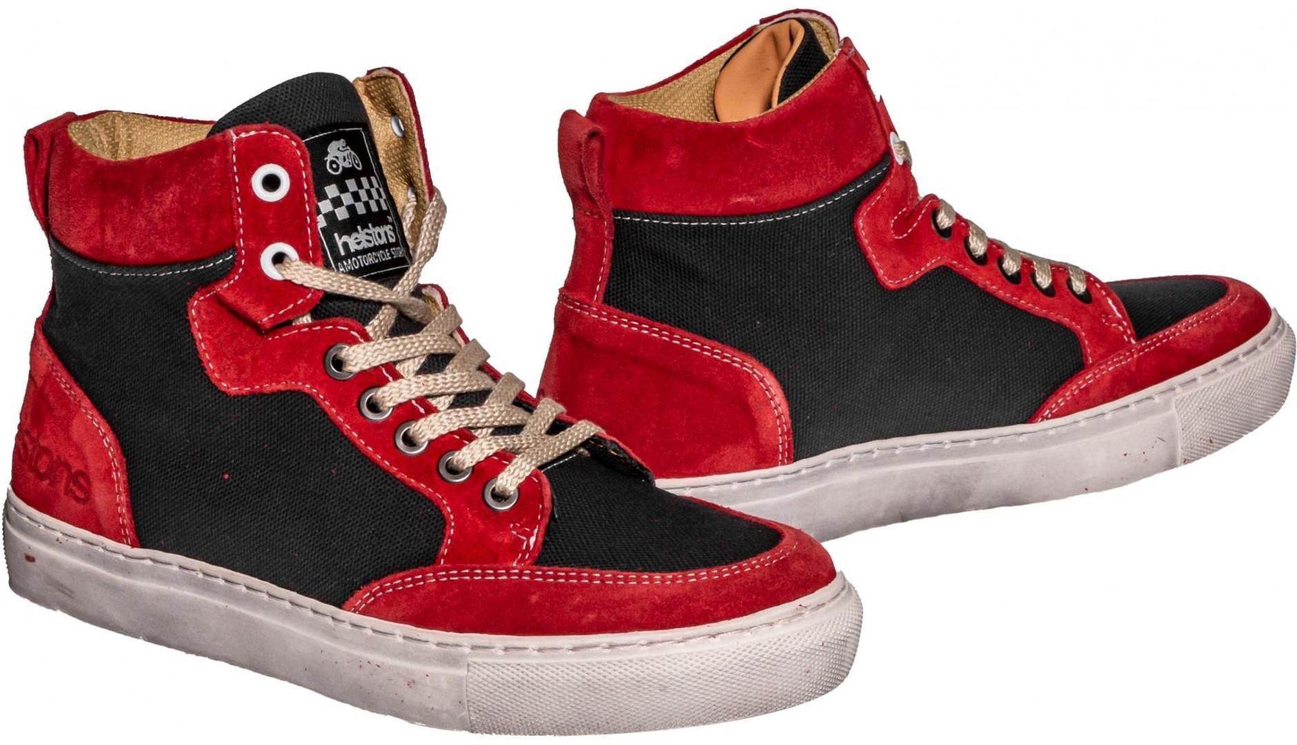 Helstons Maya Señoras zapatos de motocicleta - Rojo (38)