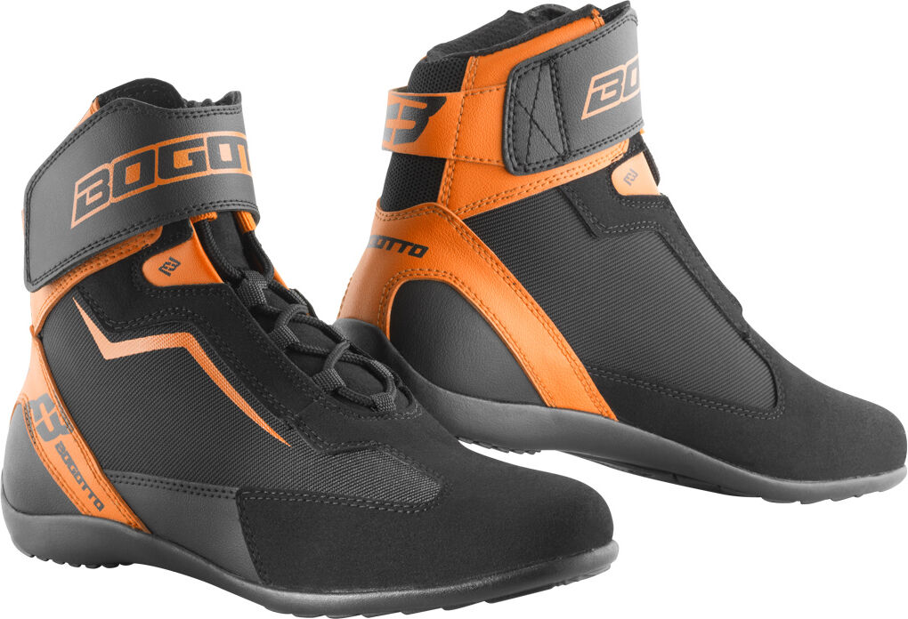 Bogotto Mix Disctrict Zapatos de moto - Negro Naranja (40)