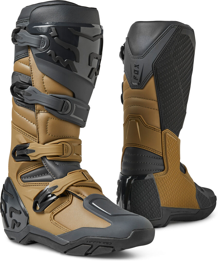 Fox Comp X Botas de motocross - Negro Marrón (45 46)