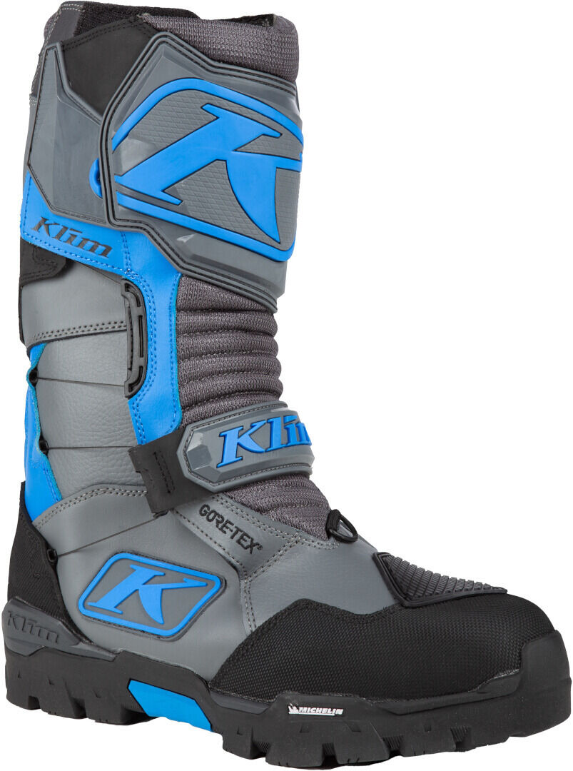 Klim Havoc GTX Boa 2022 Botas para motos de nieve - Negro Gris Azul (45)