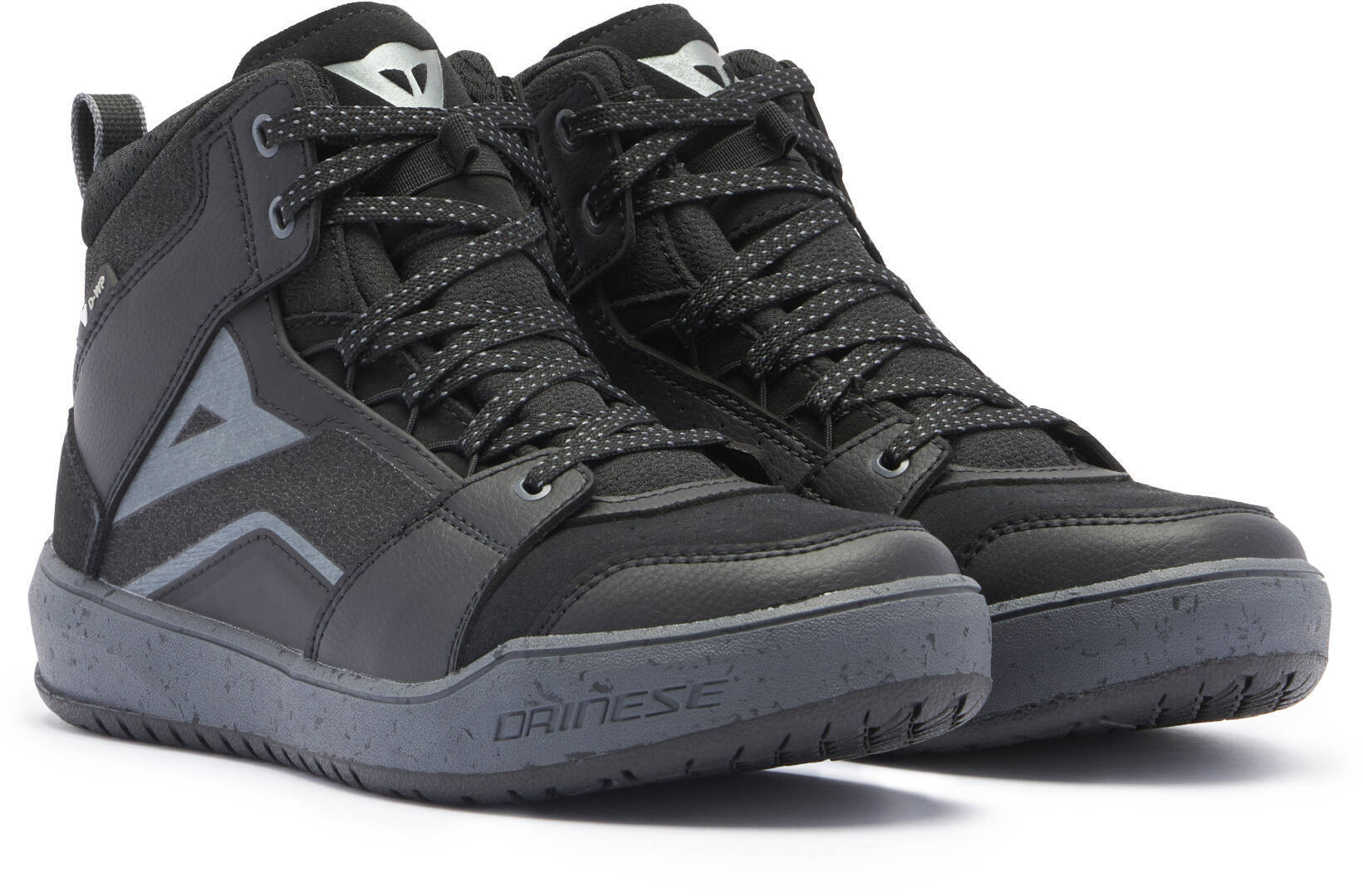 Dainese Suburb D-WP impermeable Zapatos de moto para mujer - Negro Gris (37)