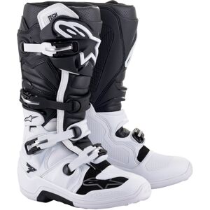 Alpinestars Tech 7 Botas de motocross - Negro Blanco (51)