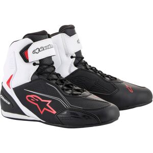 Alpinestars Faster-3 Zapatos de moto - Negro Blanco Rojo (40 41)