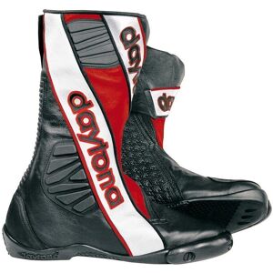 Daytona Security Evo G3 Botas de moto - Negro Blanco Rojo (40)